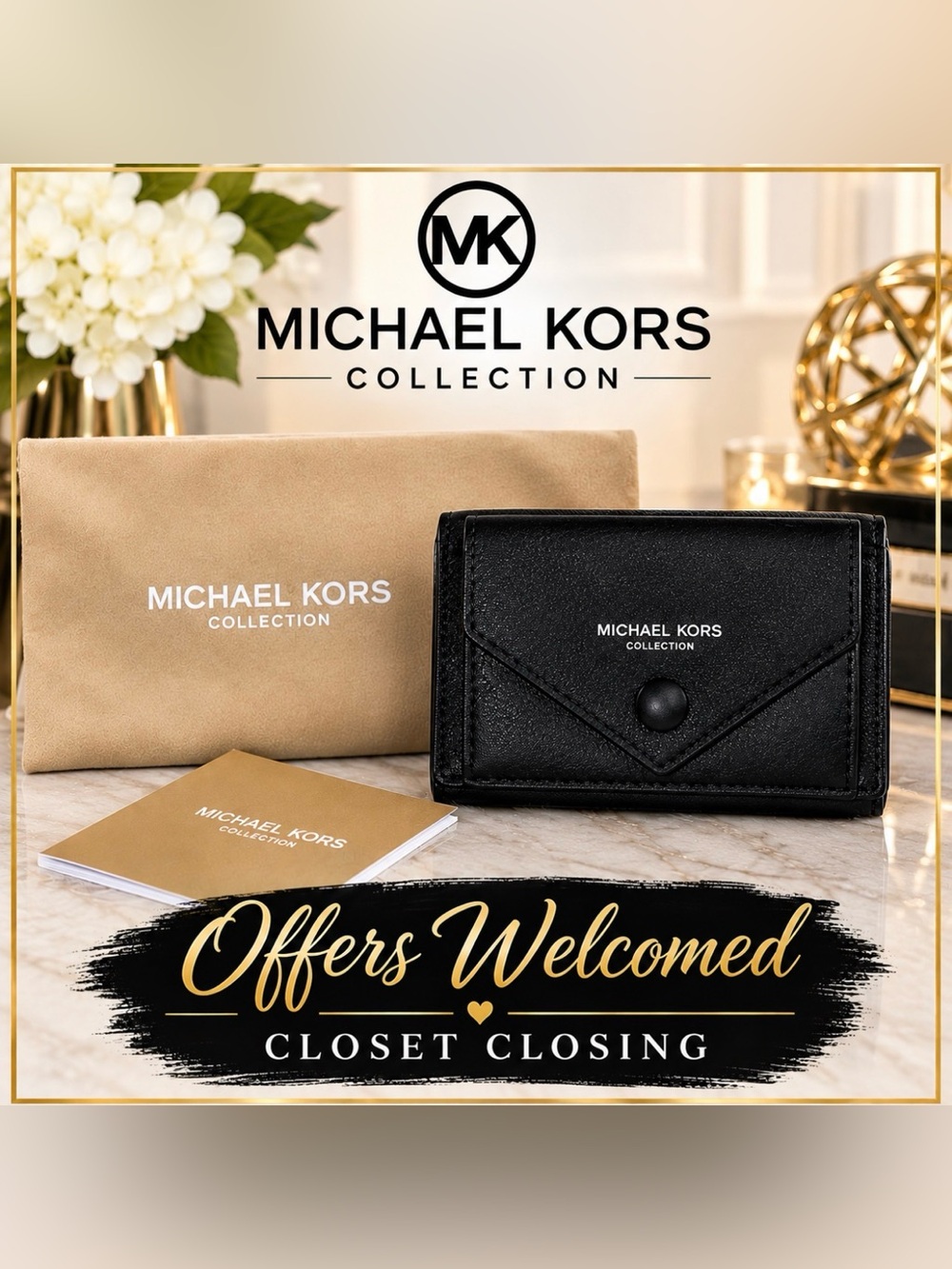 Michael Kors Collection WALLET w/Pocket